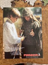 Girls Knitting Patterns DK Jumper Hat & Scarf in Sport Meche Yarn Pingouin 7676