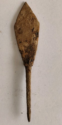 Ancient roman iron - iron, arrowhead