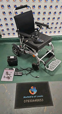 Pride IGo Plus Light Weight Folding Electric Wheelchair Powerchair 2 Batteries M