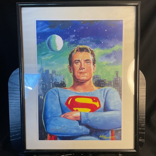 George reeves superman framed - george,