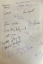 DADS ARMY HANDBOOK 14 OF THE CAST (YES....14) Signed autograph POW#99