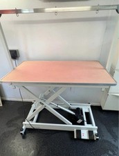 GROOMERS Metro II Extreme Standard Electric Table White Frame Pink Top