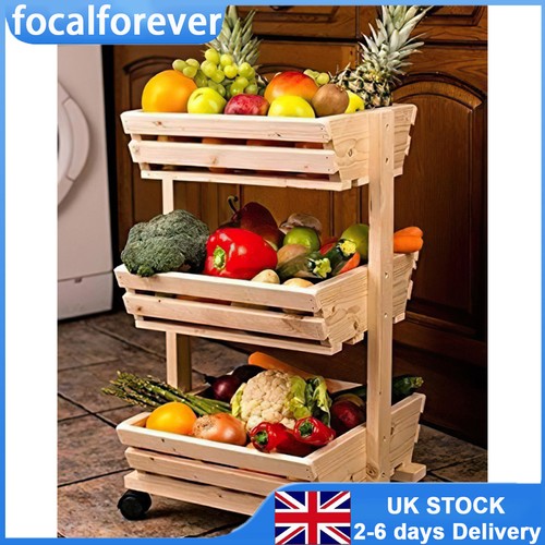 Tier rolling wooden kitchen - rolling,