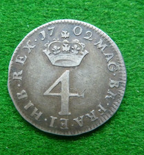 1702 WILLIAM III MAUNDY