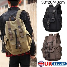 Men's Vintage Canvas Backpack