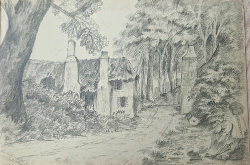 Antique 1866 pencil - 1866, of