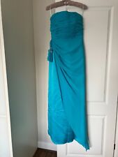 Linzi Jay Beautiful Turquoise Evening/Prom/Bridesmaid Dress Size 10 