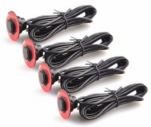 4pcs black parking sensors - sensors, car