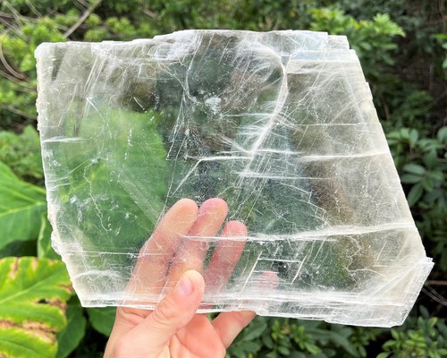 Jumbo natural selenite - natural, &