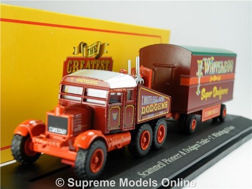 Scammell pioneer model lorry - model,