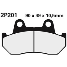 Nissin Organic Rear Brake Pads