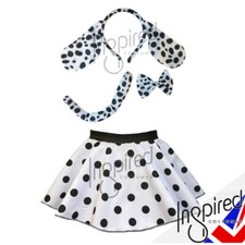 Girls Dalmatian Costume WORLD