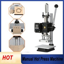 Hand Press Hot Foil Stamping