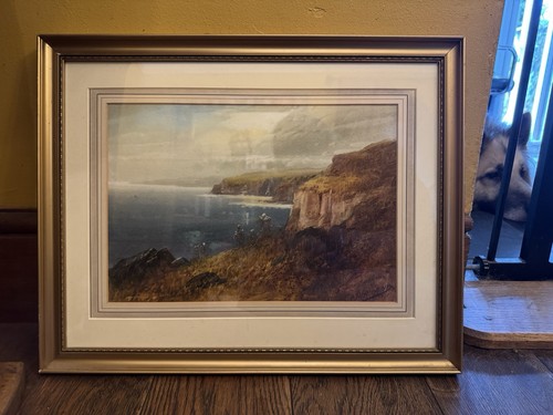 Antique watercolour coast - antique, ‘coast