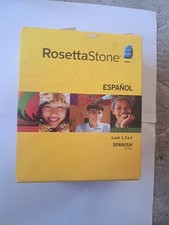 Rosetta Stone Espanol Level 1,2,& 3 Spanish Language