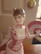 The Painted Fan. Lady figurine. Compton and Woodhouse.