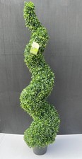 120cm Artificial Buxus Topiary Spiral Tree Gardman