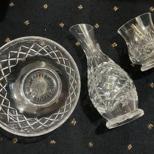 Three pieces old - of, glassware