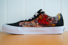 VANS SHOES x Dwiky.ka UK 7 RARE NEW Skate Trainers Sneakers RARE Cool Black Art