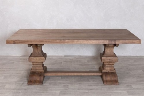 Wooden dining table french - dining,