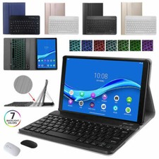 For Lenovo Tab M10 HD 2nd TB-X306F 10.1" Wireless Keyboard Mouse Flip Case Cover