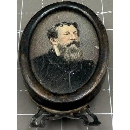 Vintage miniature portrait - vintage,