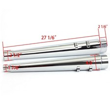 Megaphone Slip On Straight Exhaust Pipe for Harley-Davidson motorcycle Touring