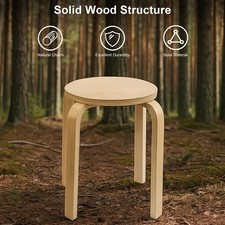 Sturdy Wooden Stools for