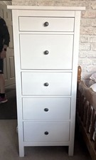 IKEA 5 drawer wood Hemnes tall