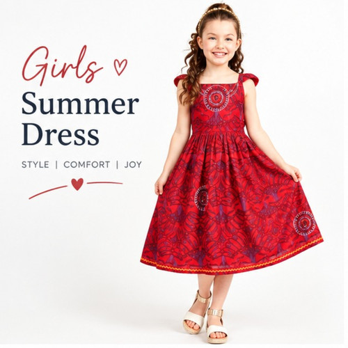 Girls printed embellished - printed,
