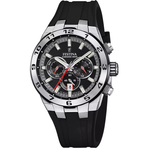 Festina chrono bike black dial - black,