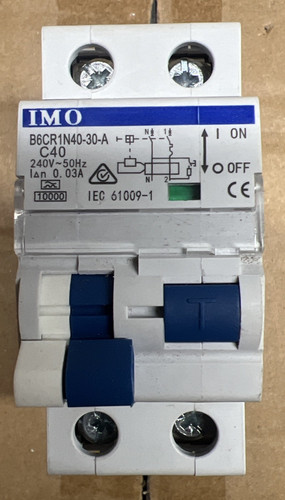 Imo c40 40a 30ma double - 40a, pole