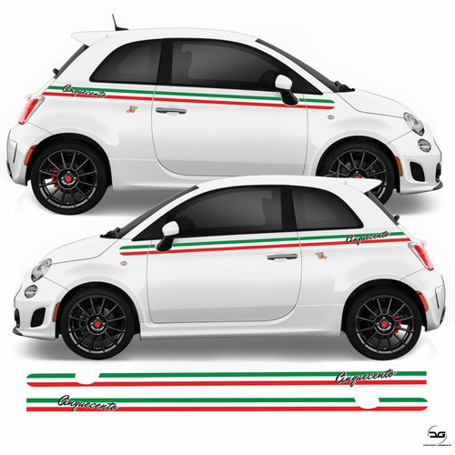 Cinquecento italian flag side - cinquecento,