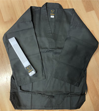 Black karate suits neck - karate, v-neck