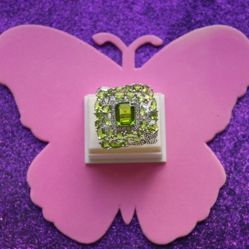 Gorgeous peridot cz silver - gorgeous, &