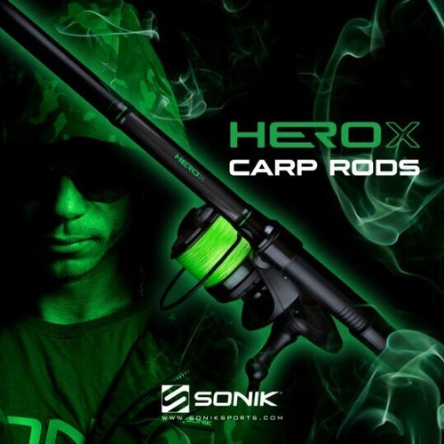 Sonik herox carp rods 10ft - rods,