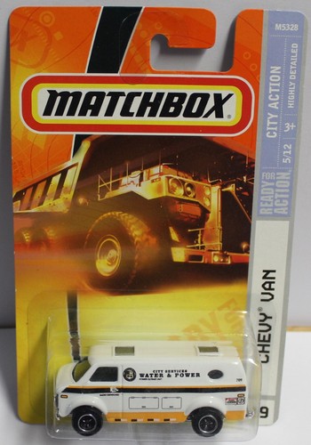 Matchbox chevy van - matchbox, water