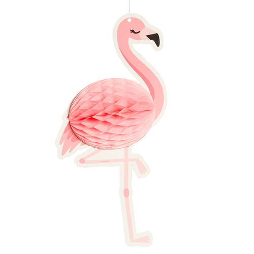 Honeycomb flamingo 5 - flamingo, 10.5"