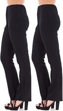 2 PACK WOMENS BOOTLEG TROUSERS