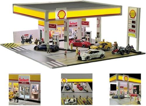 Scale shell gasoline - scale, station