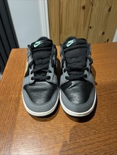 Nike Dunk Low Black Green Glow