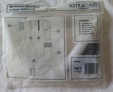 Sink Overflow Kit  universal  - white