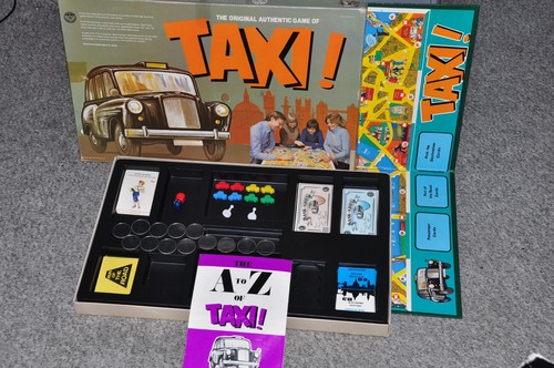 Vintage taxi board game - vintage,