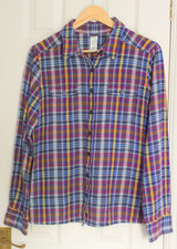 Patagonia Organic Cotton Long Sleeve Button Up Flannel Shirt - Small - Woman's