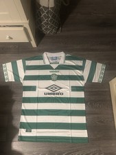 Celtic Retro 1997/1999 Home Shirt – Larsson Era – Size L – BNWT- 1 day dispatch 