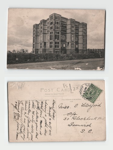 Postcard jezreel s temple - jezreel's,