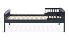 Ink Blue Toddler Wooden Bed