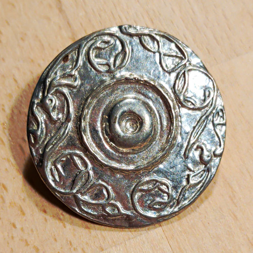 Celtic kilt pin silver - celtic,