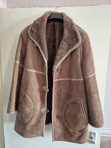Sheepskin full length coat - sheepskin,