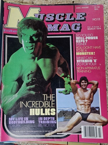 Vintage bodybuilding magazine - vintage,